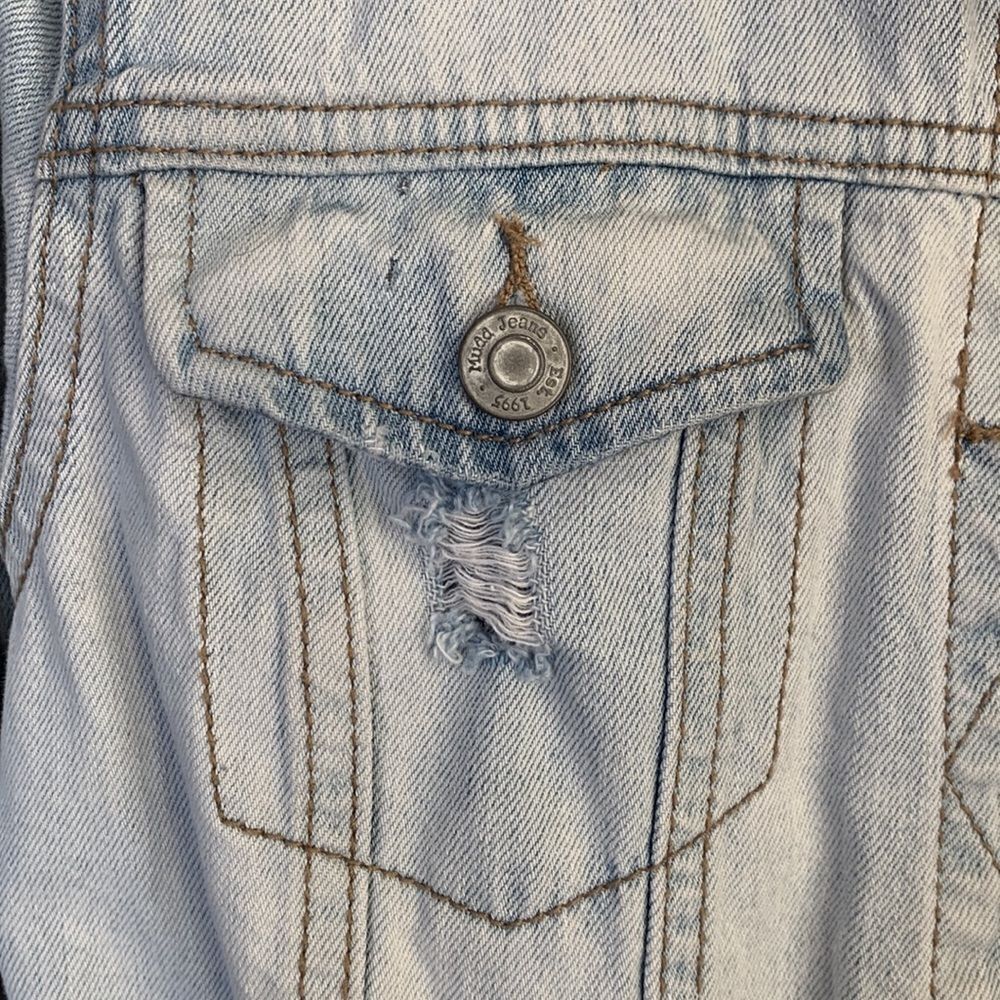 Distressed Denim Jacket - Picture 3 of 7